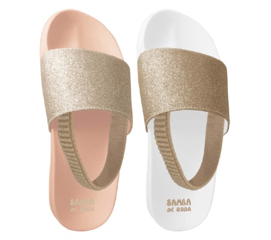 Claquettes Enfant avec élastique - du 24 au 29 - 2 couleurs - 12 paires